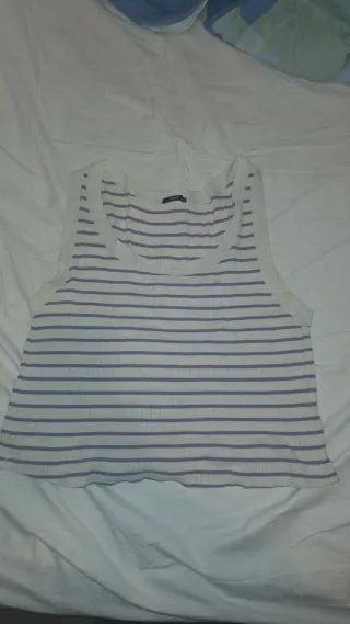 Camiseta Tezenis Rayas Lilas Talla L