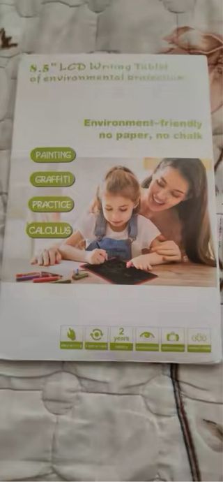 Tablet de escritura LCD azul