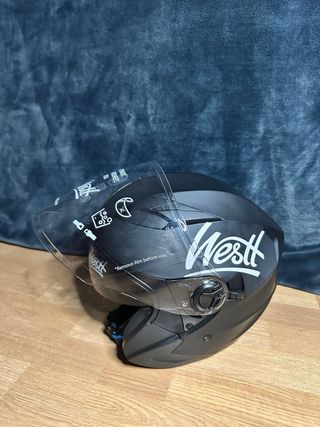 Casco Moto Westt L-XL Negro
