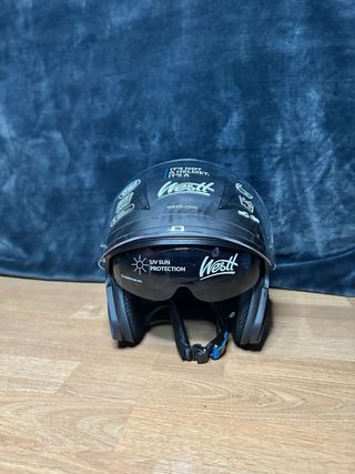 Casco Moto Westt L-XL Negro