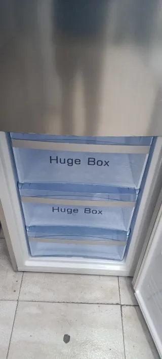 Nevera Combi Acero Inoxidable No Frost energía A+