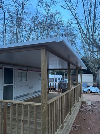 Pergola da campeggio a pannello singolo