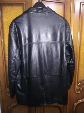Chaqueta de cuero auténtico Talla 54/56