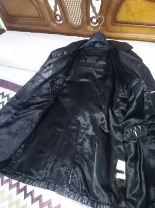 Chaqueta de cuero auténtico Talla 54/56