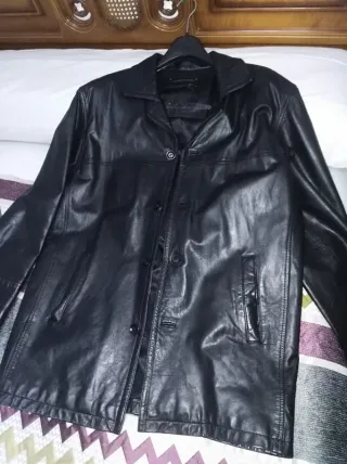 Chaqueta de cuero auténtico Talla 54/56