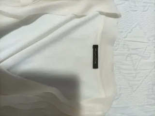 Blusa Massimo Dutti Blanca