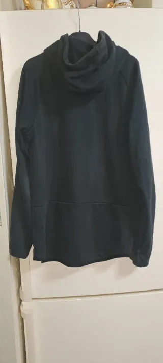 Felpa Nike donna nera con cappuccio