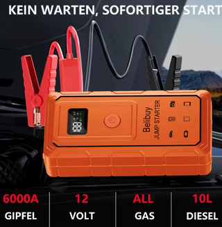 Arrancador Batería Coche 6000A