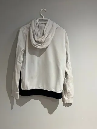 Sudadera Nike Blanca y Negra Media Cremallera