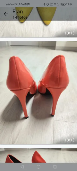 Zapatos de tacón Even&Odd naranjas