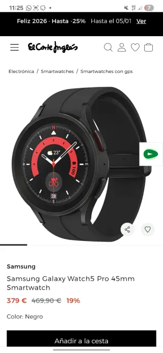 NUEVO Samsung Galaxy Watch 5 Pro