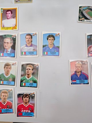 Lotto 21 figurine Panini Euro 88 Originali