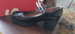Zapatos Wonders Negros Talla 41