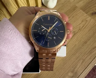 Reloj Calvin Klein Negro y Dorado