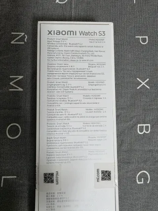 Xiaomi Watch S3 Gris/Plata