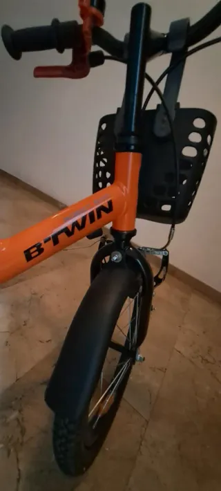 Bicicleta infantil naranja BTWIN