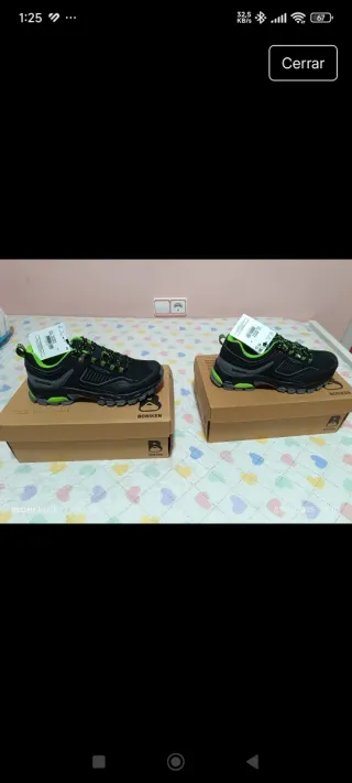 Zapatos Boriken Negro/Verde