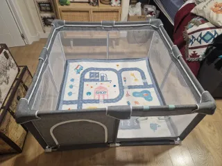 Parque infantil Star Ibaby XL con alfombra