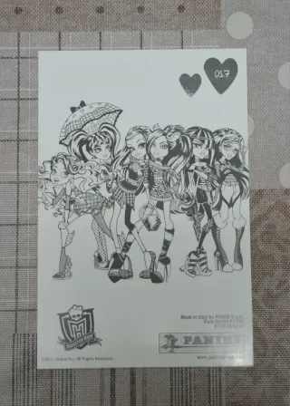 POSTALES DE LAS MONSTER HIGHT