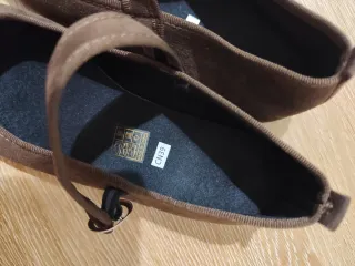 Bailarinas marrones con hebilla