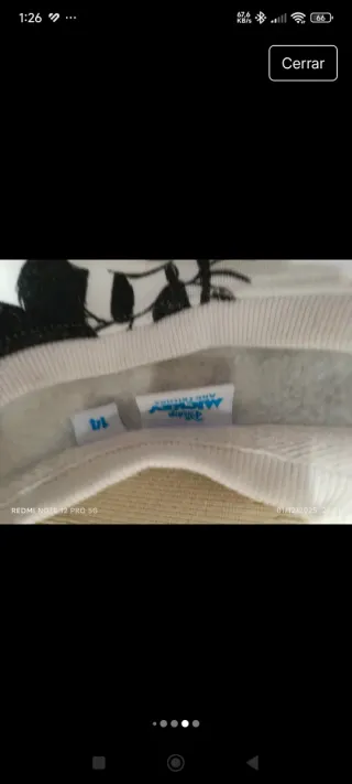 12 euros 7 sudaderas en total.