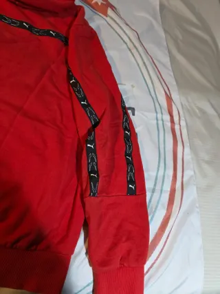 Sudadera Puma Roja con Logo