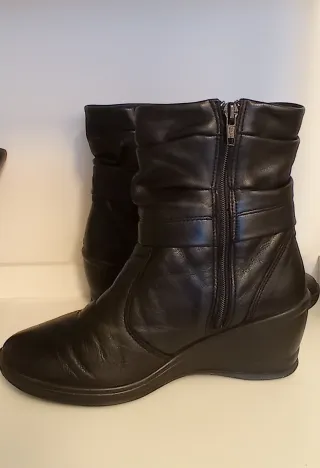 Botines IMAC Talla 35 Negro