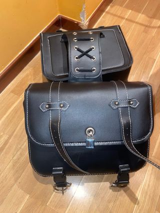 Alforjas de moto negras