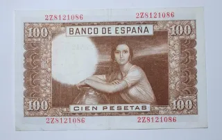 100 Pesetas 1953 Serie 2Z81