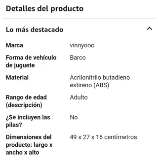 Barco cebador con mando y cargador