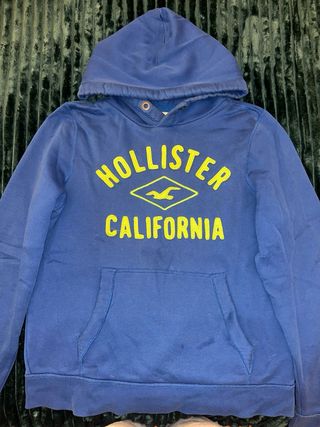 Sudadera Hollister California Azul y Verde