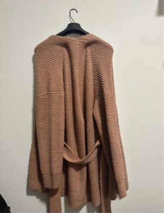 Chaqueta punto rosa talla M