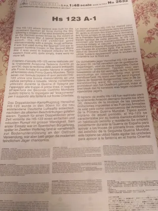 Italeri 1/48 Henschel HS-123 A-1