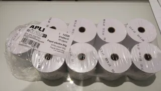 Papel para Tickets APLI 57x65mm (10 uds)