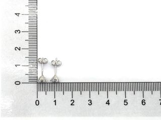 pendientes oro 18k con piedra con circonita