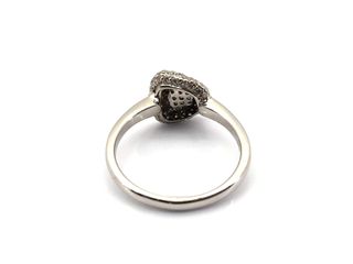 anillo oro 18k con piedra con diamante