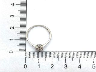 sortija oro 18k con piedra con diamante