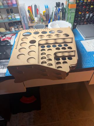 Estante modular madera para pinturas