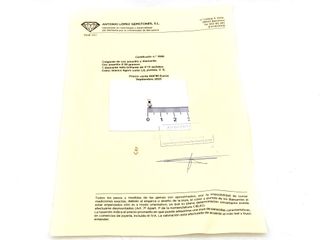 colgante oro 18k con piedra con diamante