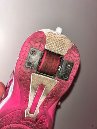 Zapatillas con Rueda Niña Rosa Talla X