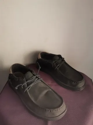 Mocasines Hey Dude Grises