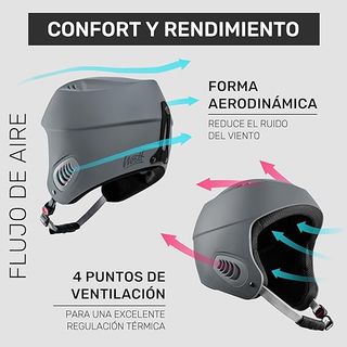 Casco esquí/snow WESTT talla M 57-58 gris - nuevo