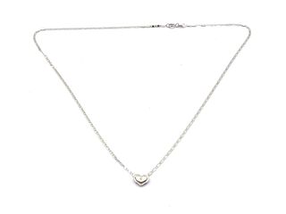 cadena oro 18k con piedra con circonita 20cm