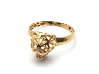 sortija oro 18k con piedra con circonita