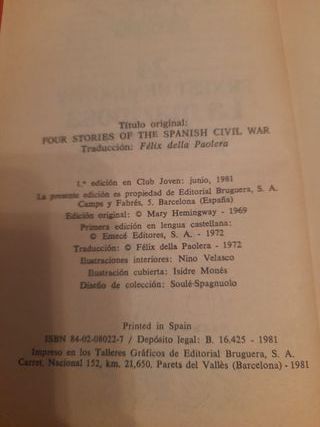 La mariposa y el tanque – Ernest Hemingway