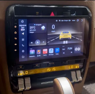 Rádio Porsche Cayenne (02-10) Android 14 com GPS.