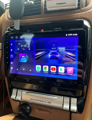 Rádio Porsche Cayenne (02-10) Android 14 com GPS.