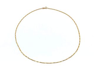 cadena oro 18k 22cm