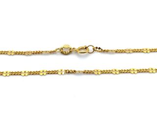 cadena oro 18k 22cm