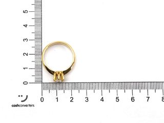 sortija oro 18k con piedra con diamante